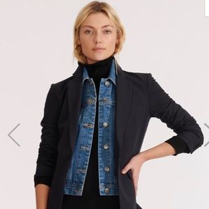 Veronica Beard Slate Denim Dickey